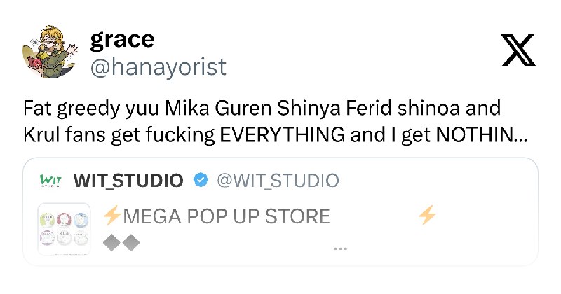 grace🪿 (@hanayorist) on X