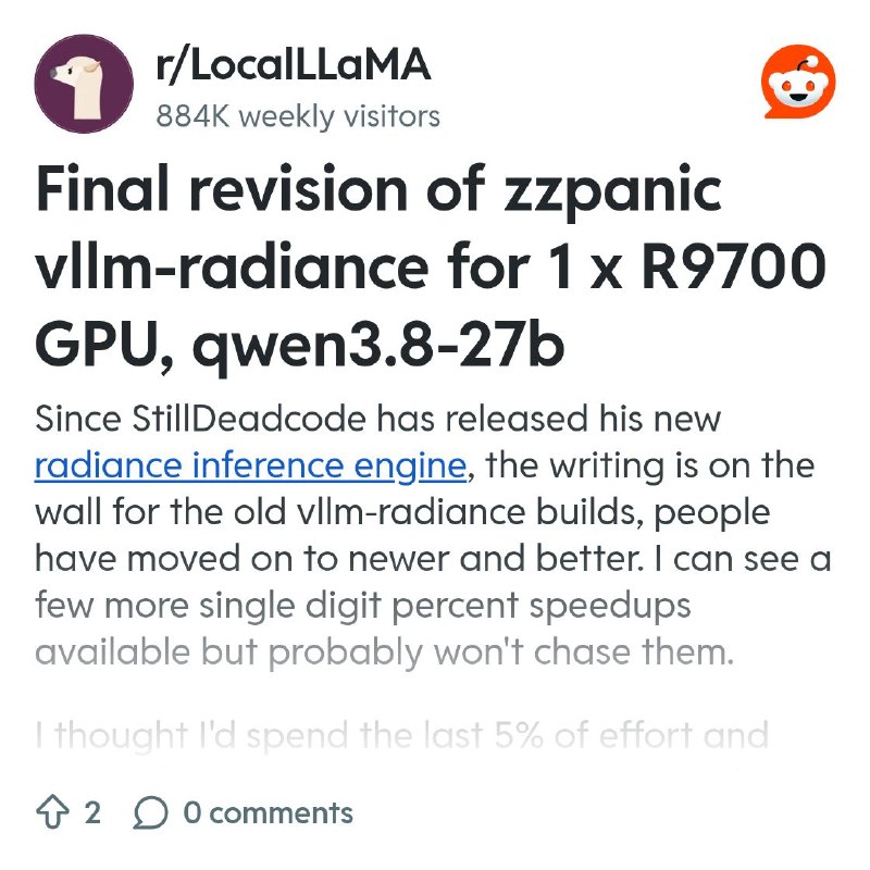 From the LocalLLaMA community on Reddit