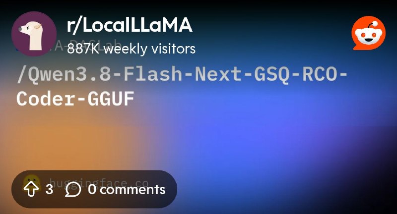 From the LocalLLaMA community on Reddit: Did someone use/try the Qwen flash 3.8 next "coder" model on some work?
