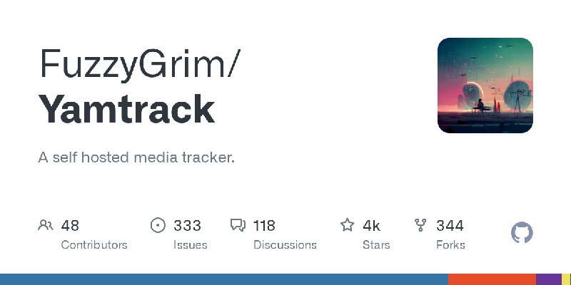 GitHub - FuzzyGrim/Yamtrack: A self hosted media tracker.