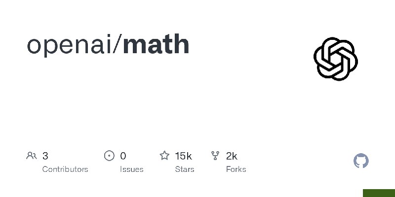 GitHub - openai/math
