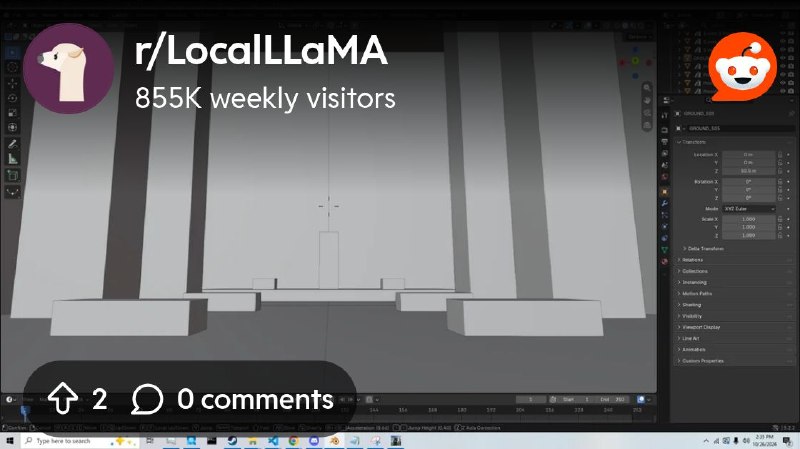 From the LocalLLaMA community on Reddit: What's your go-to strategy for ensuring geometrical adherence to level design with local…