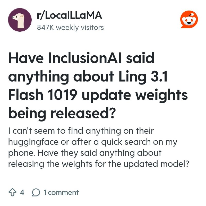 From the LocalLLaMA community on Reddit