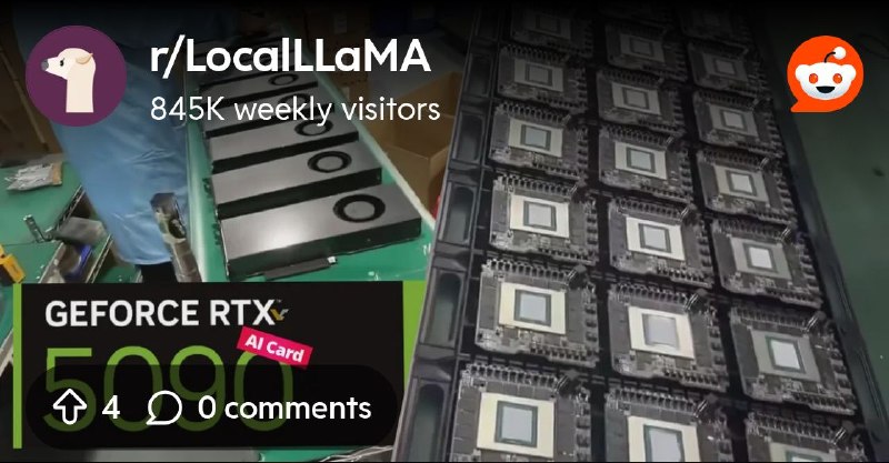 From the LocalLLaMA community on Reddit: Here's where the last RTX 5090 cards are going: Massive AI conversion factory exposed…