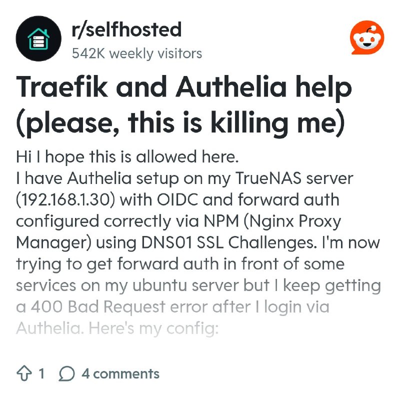From the selfhosted community on Reddit