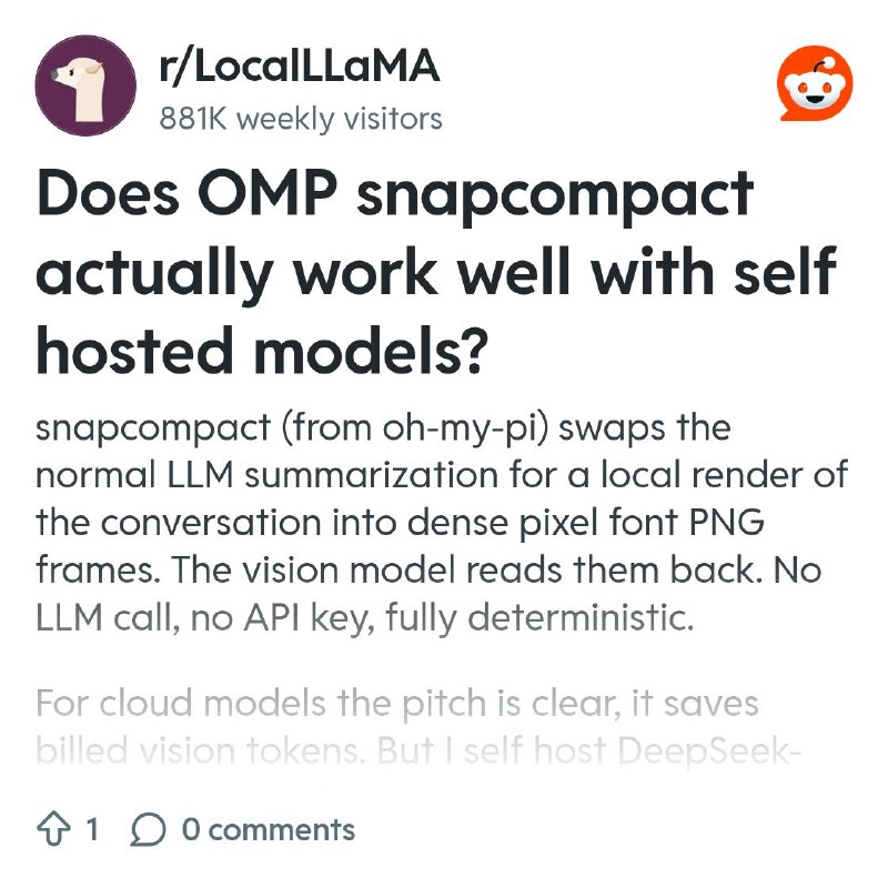 From the LocalLLaMA community on Reddit