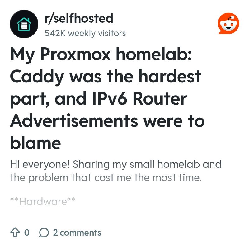 From the selfhosted community on Reddit