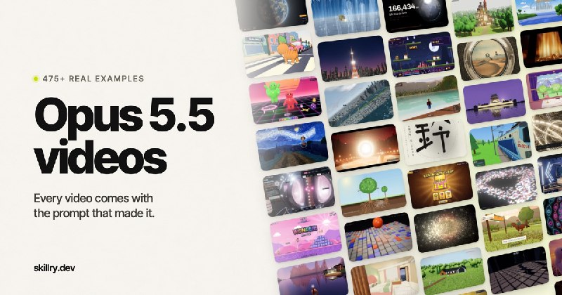Opus 5.5 videos: viral prompts and live remakes | Skillry