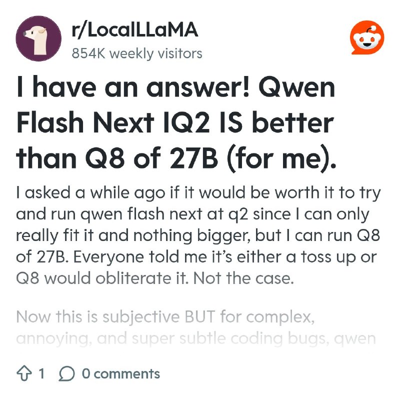 From the LocalLLaMA community on Reddit
