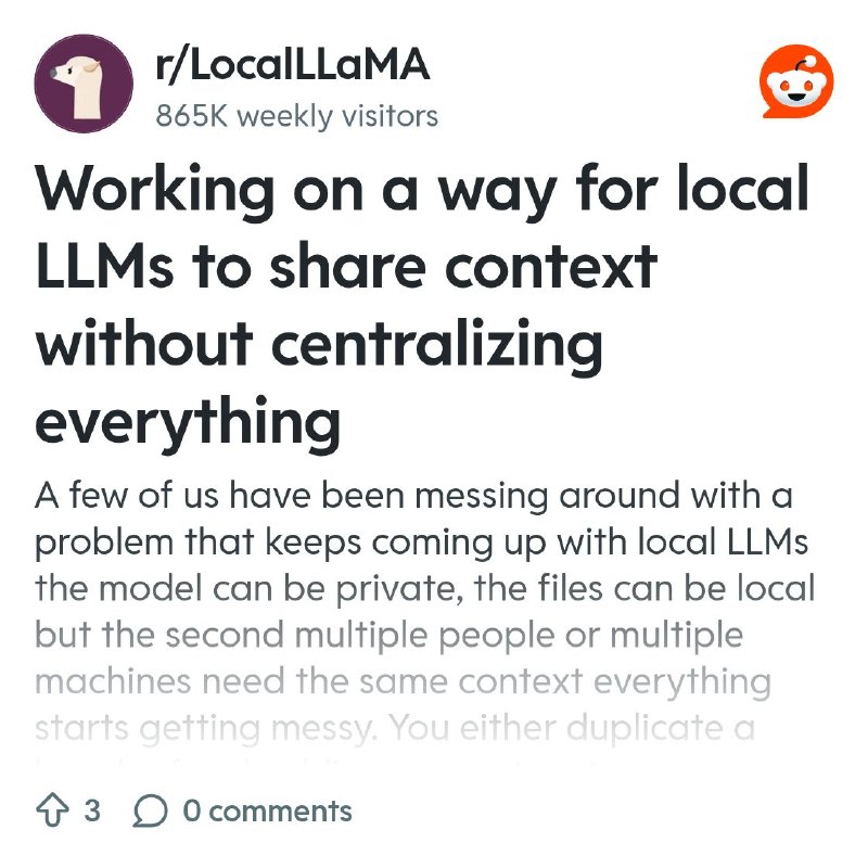 From the LocalLLaMA community on Reddit