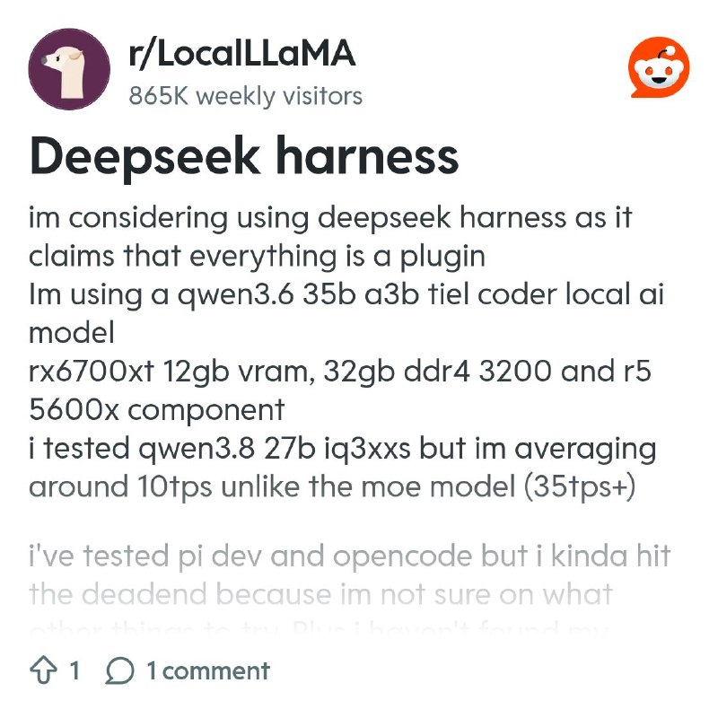From the LocalLLaMA community on Reddit