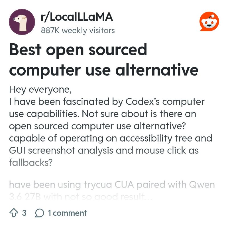 From the LocalLLaMA community on Reddit