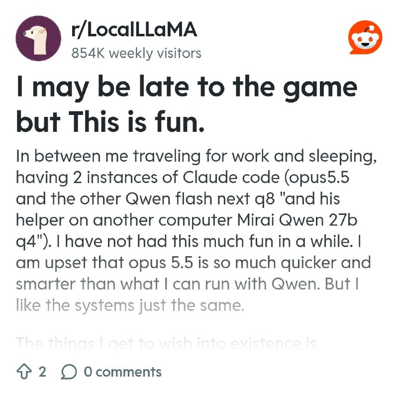 From the LocalLLaMA community on Reddit
