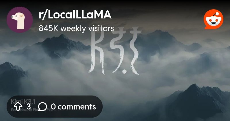 From the LocalLLaMA community on Reddit: Kimi K3.1 Pro Tech Blog: Advancing Open Intelligence