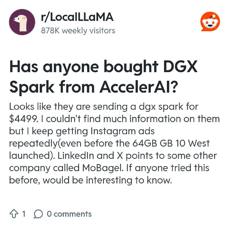 From the LocalLLaMA community on Reddit