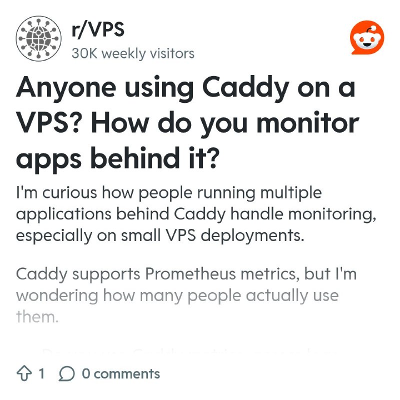 From the VPS community on Reddit