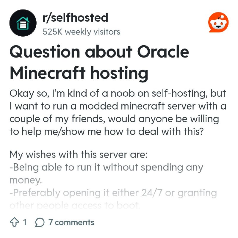 From the selfhosted community on Reddit