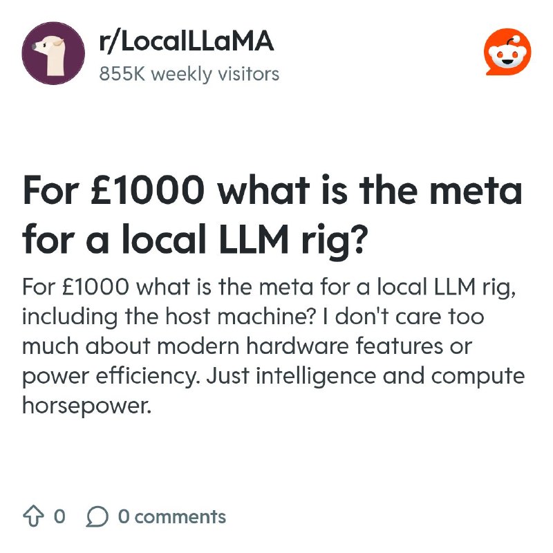 From the LocalLLaMA community on Reddit