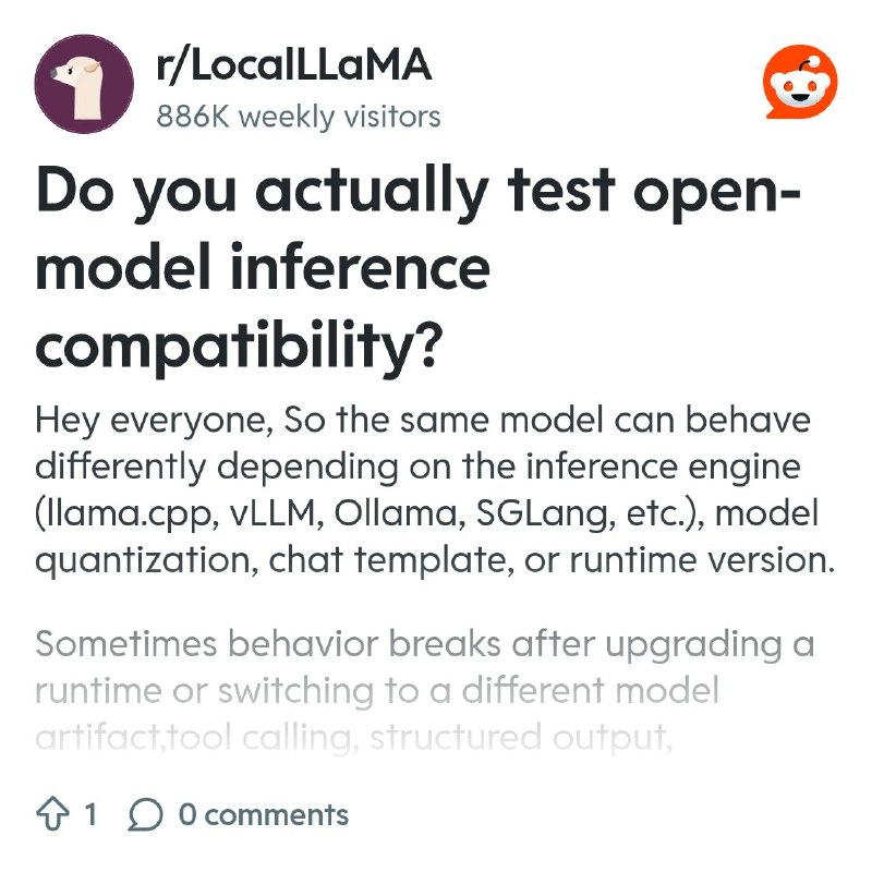 From the LocalLLaMA community on Reddit