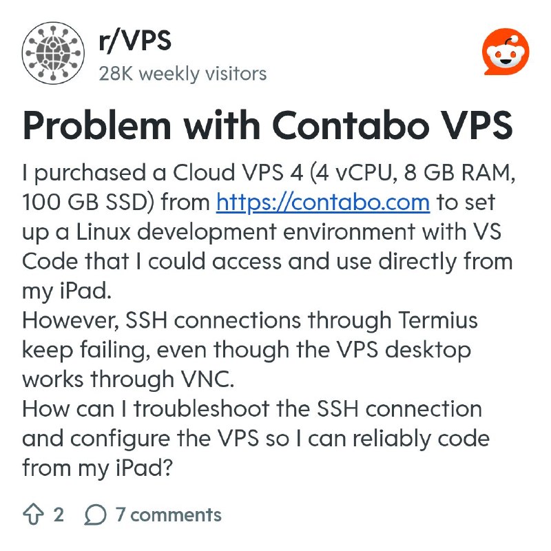 From the VPS community on Reddit: Problem with Contabo VPS