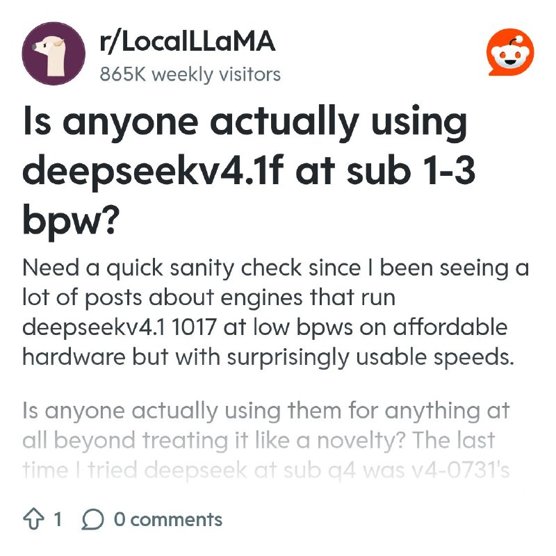 From the LocalLLaMA community on Reddit