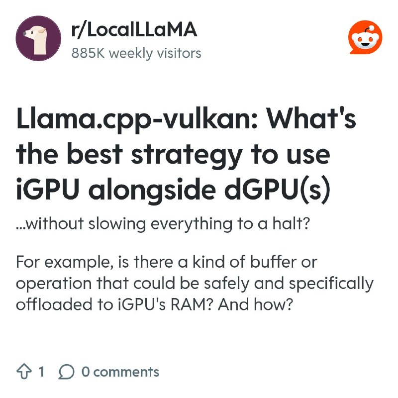From the LocalLLaMA community on Reddit
