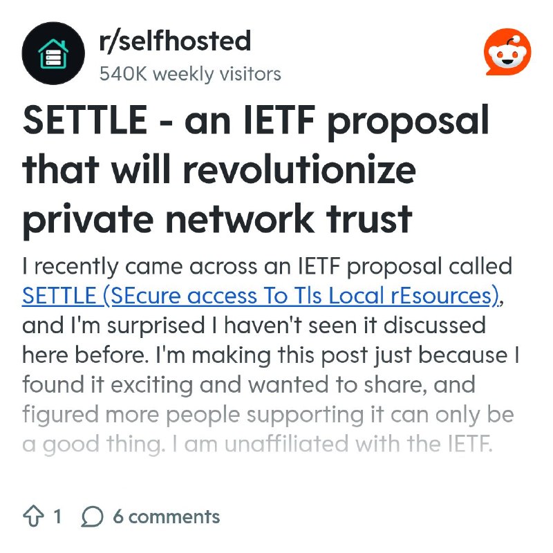 From the selfhosted community on Reddit