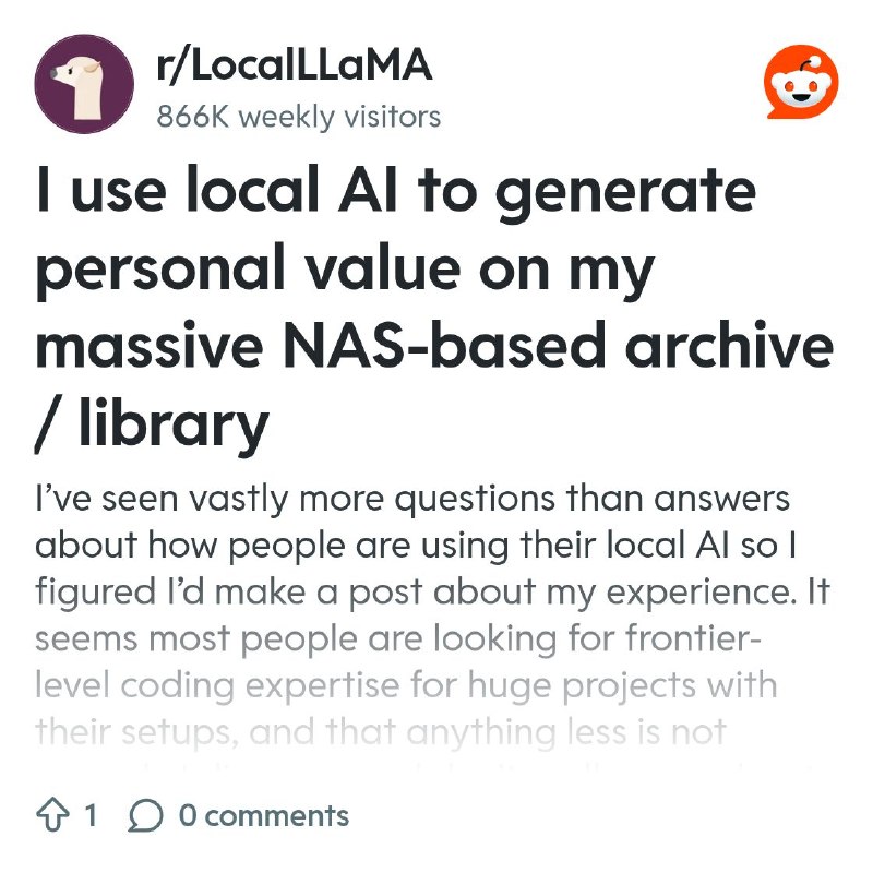 From the LocalLLaMA community on Reddit