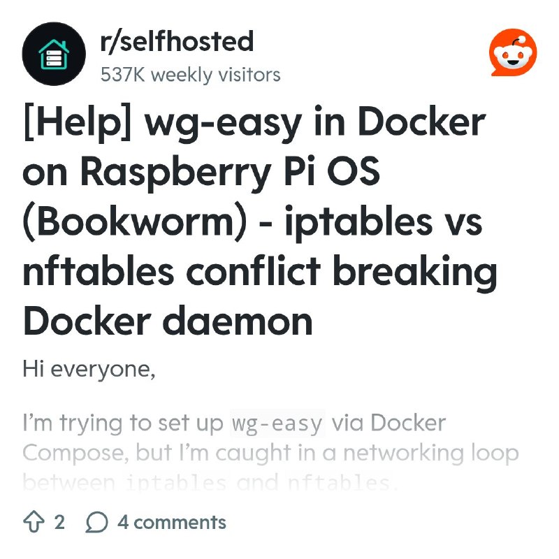 From the selfhosted community on Reddit