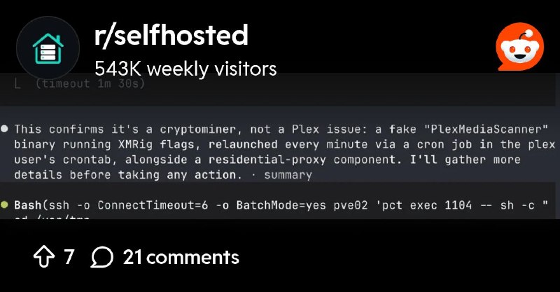 From the selfhosted community on Reddit: Ope! Won’t procrastinate next time!