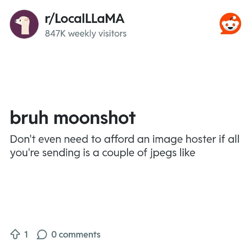 From the LocalLLaMA community on Reddit