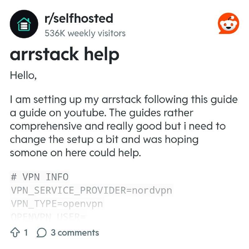 From the selfhosted community on Reddit