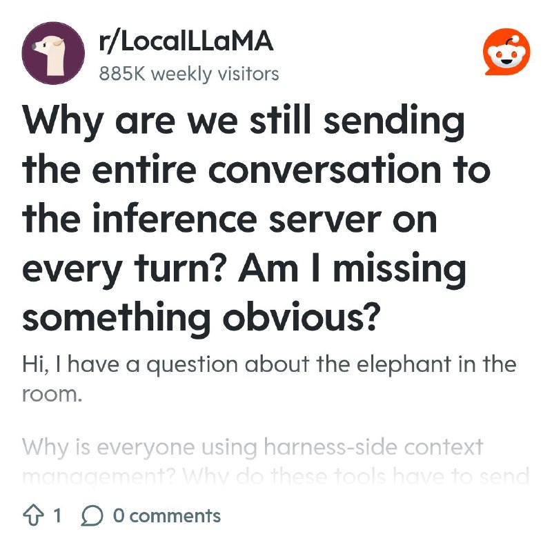 From the LocalLLaMA community on Reddit
