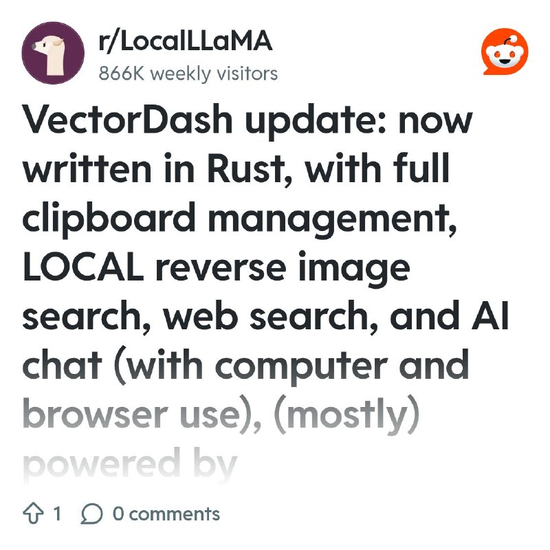 From the LocalLLaMA community on Reddit
