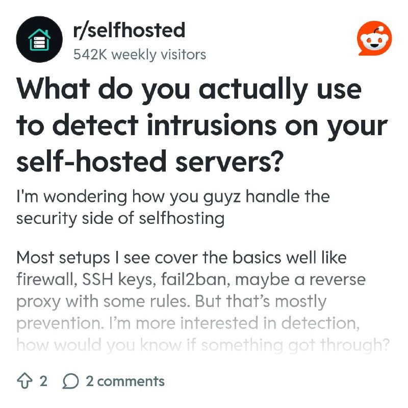 From the selfhosted community on Reddit