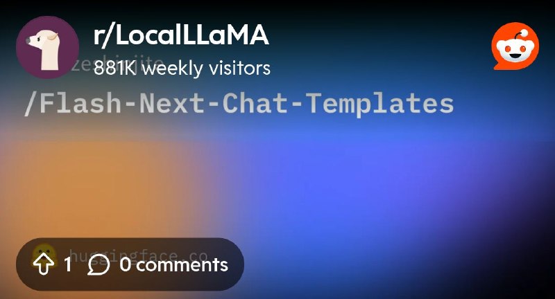 From the LocalLLaMA community on Reddit: Improved Qwen3.8-Flash Chat Template (w/ Sharp Template terse option)
