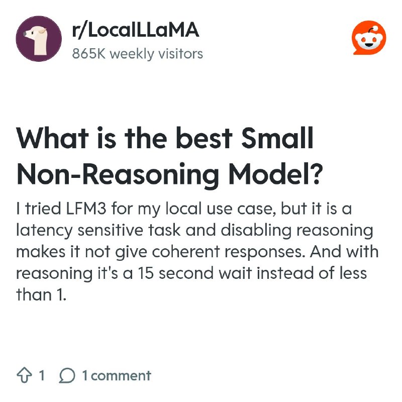 From the LocalLLaMA community on Reddit