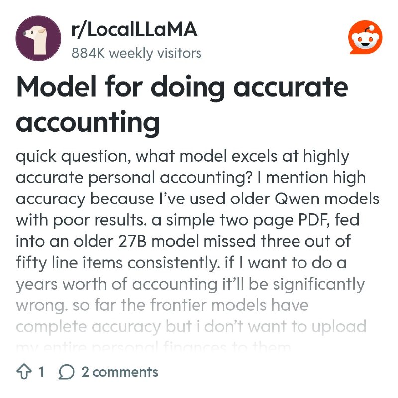 From the LocalLLaMA community on Reddit