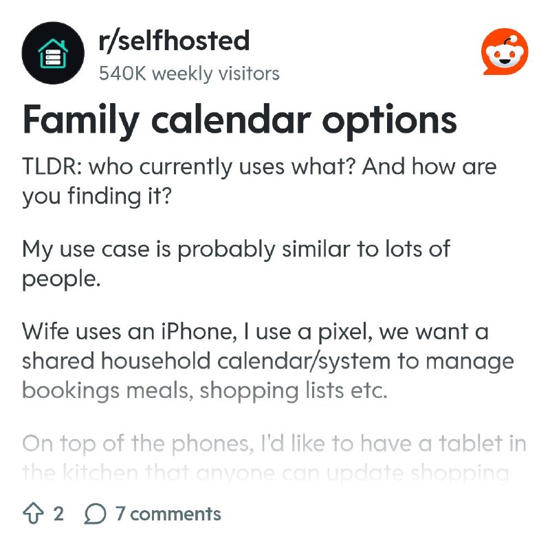 From the selfhosted community on Reddit