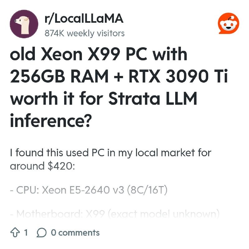 From the LocalLLaMA community on Reddit