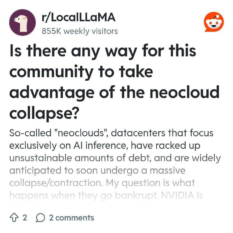 From the LocalLLaMA community on Reddit