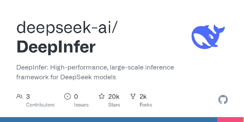 GitHub - deepseek-ai/DeepInfer: DeepInfer: High-performance, large-scale inference framework for DeepSeek models