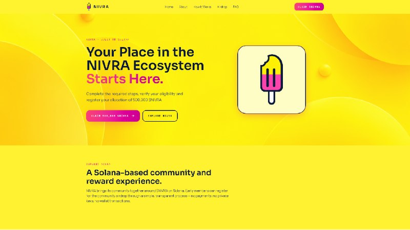 NIVRA Community Airdrop — 500,000 $NIVRA