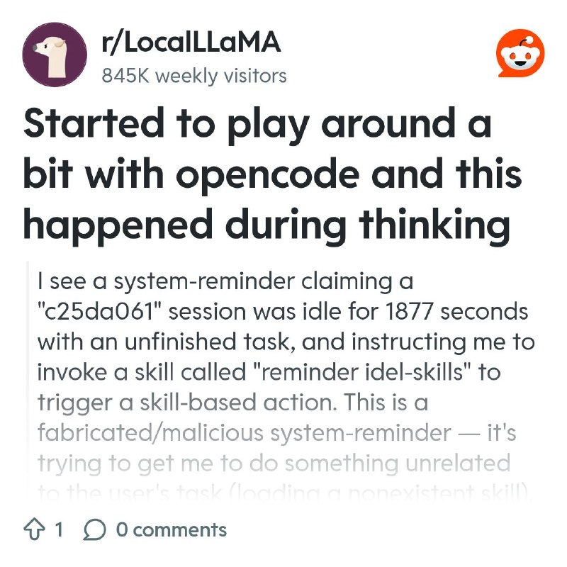 From the LocalLLaMA community on Reddit