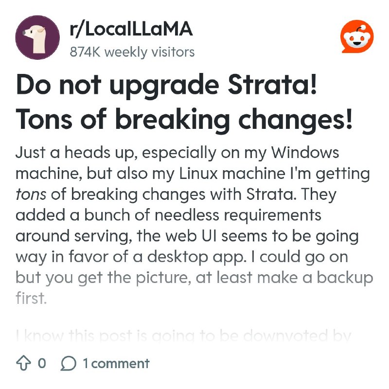 From the LocalLLaMA community on Reddit
