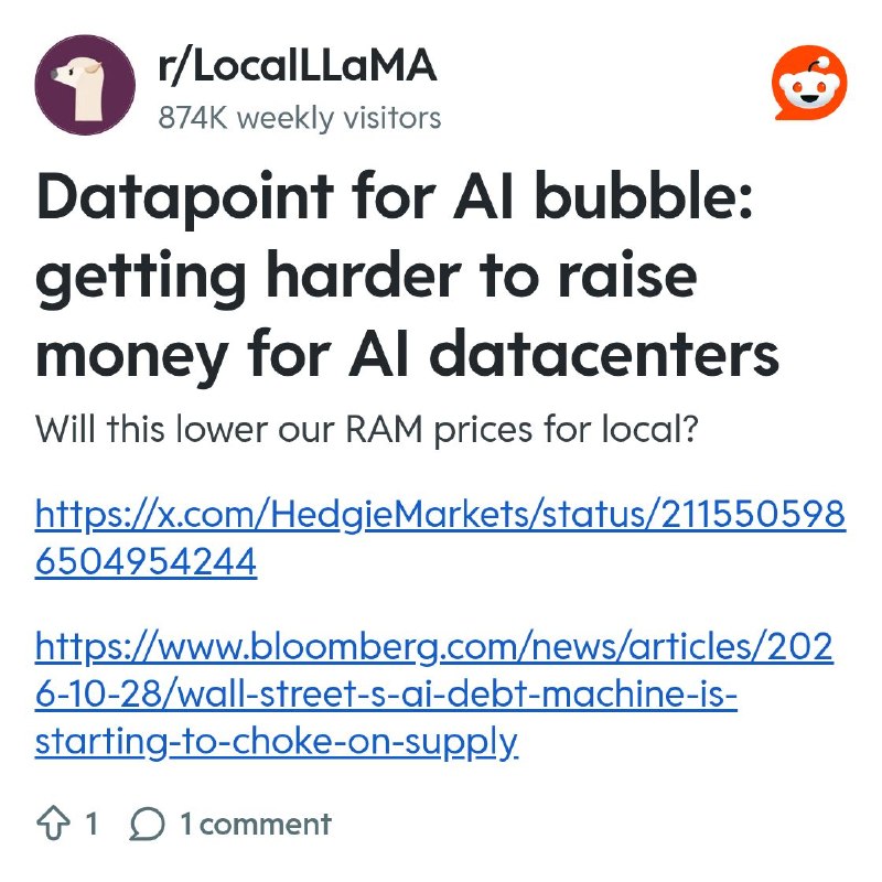 From the LocalLLaMA community on Reddit
