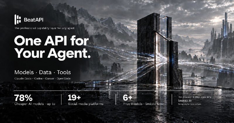 BeatAPI | Power Your AI Agents with Models, Data & Tools