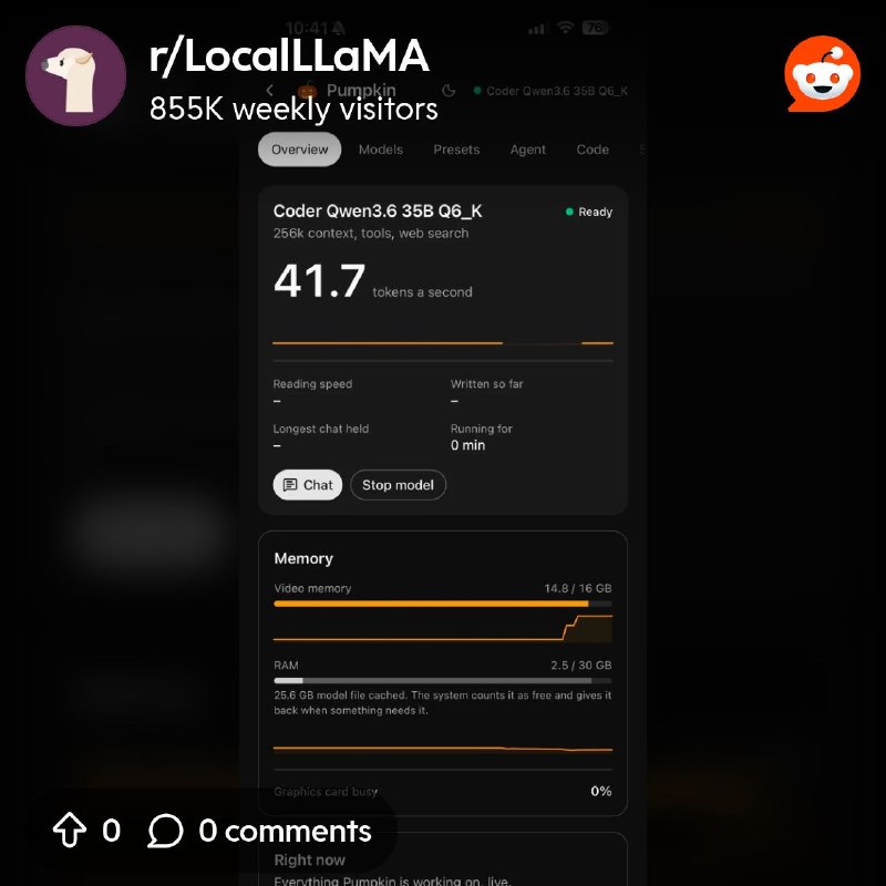 From the LocalLLaMA community on Reddit: I made Pumpkin, a graphical manager for llama.cpp for my girlfriend. It turned out well…