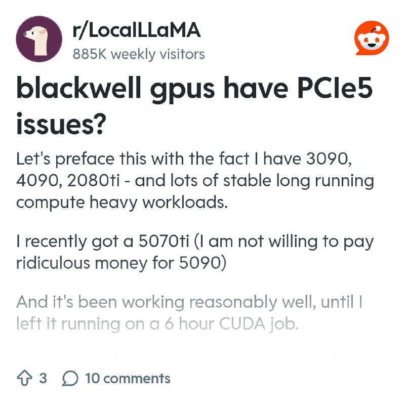 From the LocalLLaMA community on Reddit