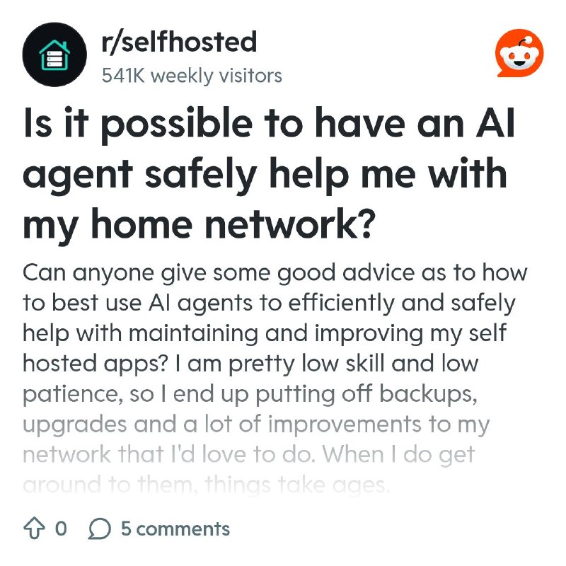 From the selfhosted community on Reddit